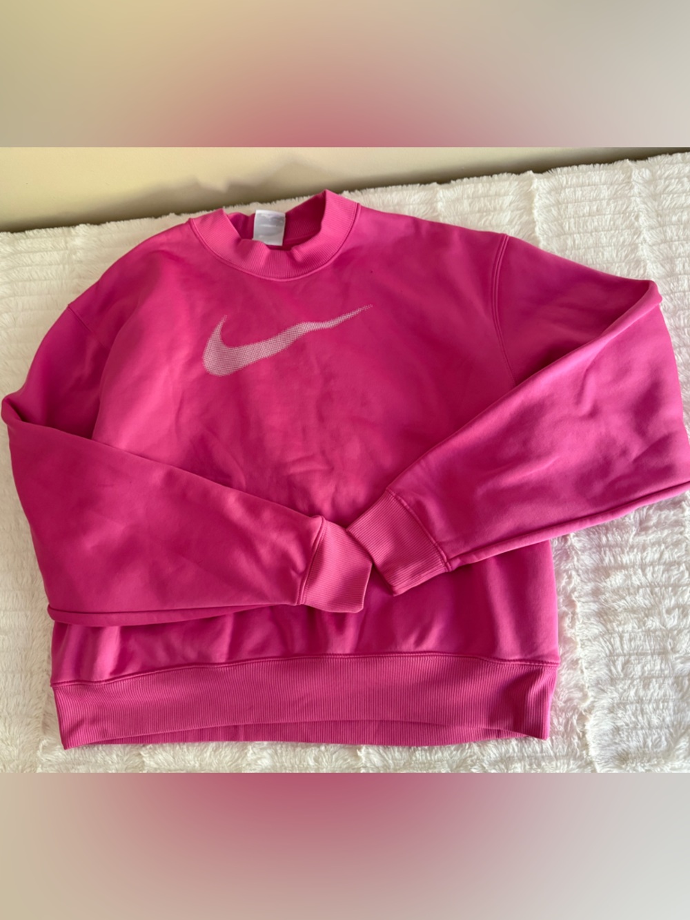 Nike Pink Therma-FIT Pullover Sweatshirt